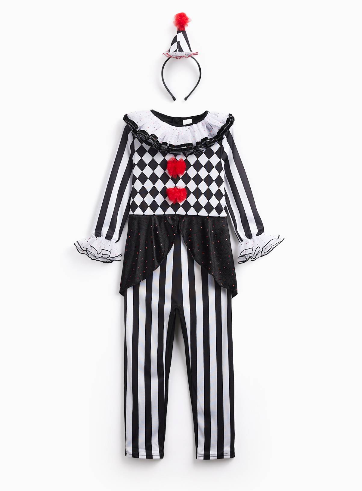 Halloween Clown Fancy Dress Costume 9-10 years - Image 3